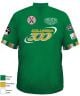 Keven Double Line Tour Green & Gold Color Jersey Replica