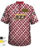 Keven Grid Chess Red, White & Yellow Color Jersey Replica