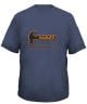 Hammer Indigo Gray Cotton T-Shirt with Color Logo - In Stock